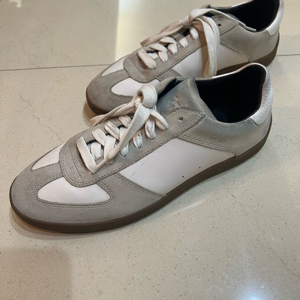 Coach White and Beige Men's Sneakers